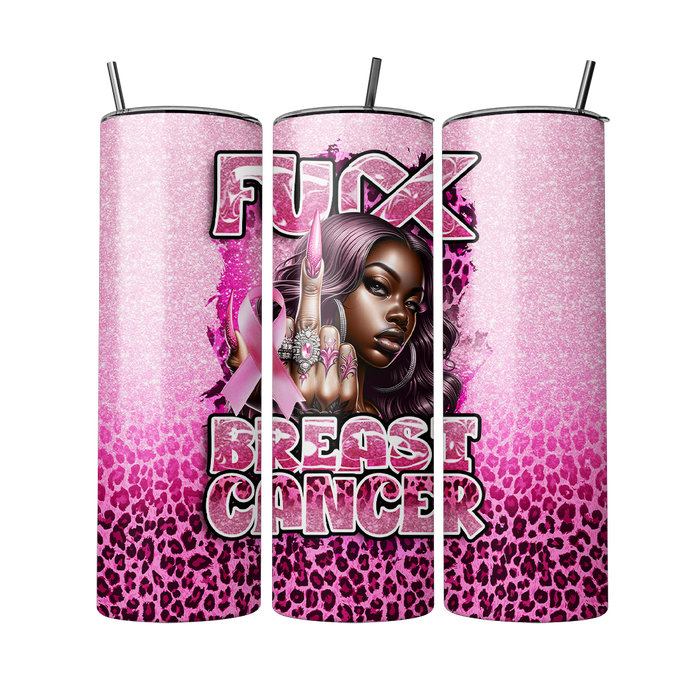 Fuck Breast Cancer Tumbler