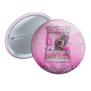 Tackle Breast Cancer Button