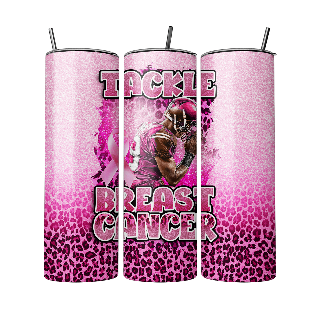 Tackle Breast Cancer 20 0z. Tumbler